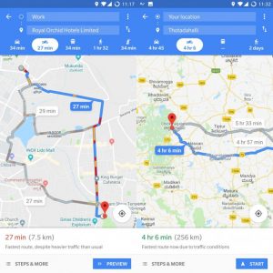 google maps due ruote
